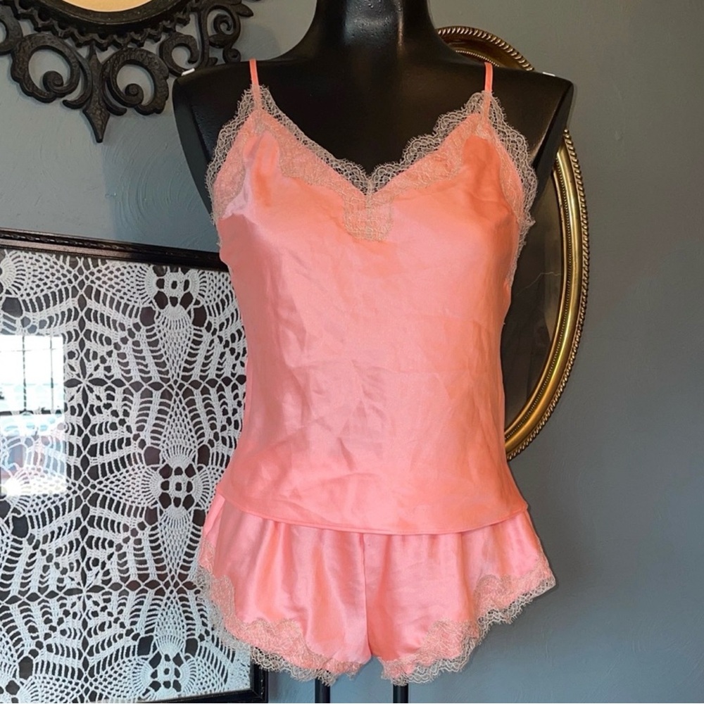 Victoria’s Secret Pink Lace Trim Sleepwear Set